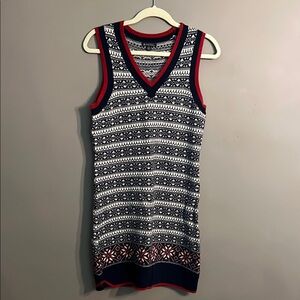 Brooks Brothers Sleeveless Knit Dress 100% Lambs Wool
